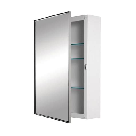 jensen 490x stainless steel frame medicine cabinet 18 x 24|Jensen 490 Styleline Recess Mount Medicine Cabinet .